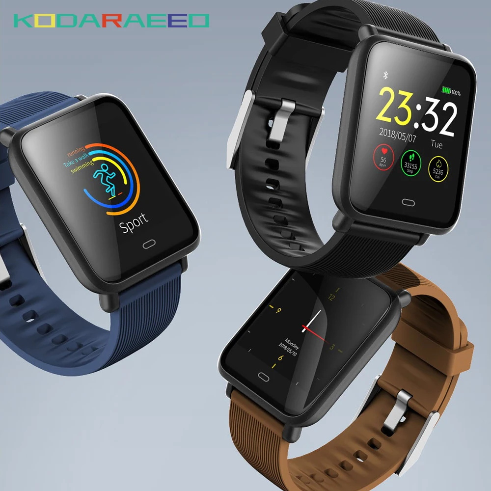 

Q9 smart watch Blood Pressure Heart Rate tracker Sleep Monitor Bracelet Waterproof Sport Fitness Trakcer Watch For Android IOS