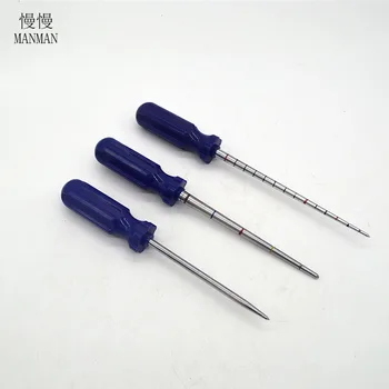 

Auto tire repair tools, auto tire repair probe cone integrated instrumentation, wound detection cone measurement tools