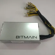 Б/у Bitmain APW3++ 1600W Питание для ANTMINER S9 S9i S9j L3+ D3 T9+ E3 Z9 мини DR3 Innosilicon A9 A10
