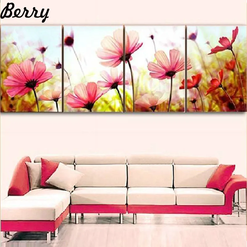 

BERRY,Needlework Diy Diamond Painting Cross Stitch, Diamond Embroidery Flower Serie l Print square Drill Picture
