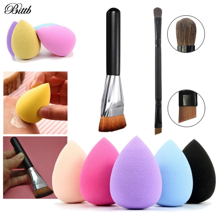 Bittb Beauty Makeup Set Brush & Sponge Cosmetics Brushes Eyelid Brush