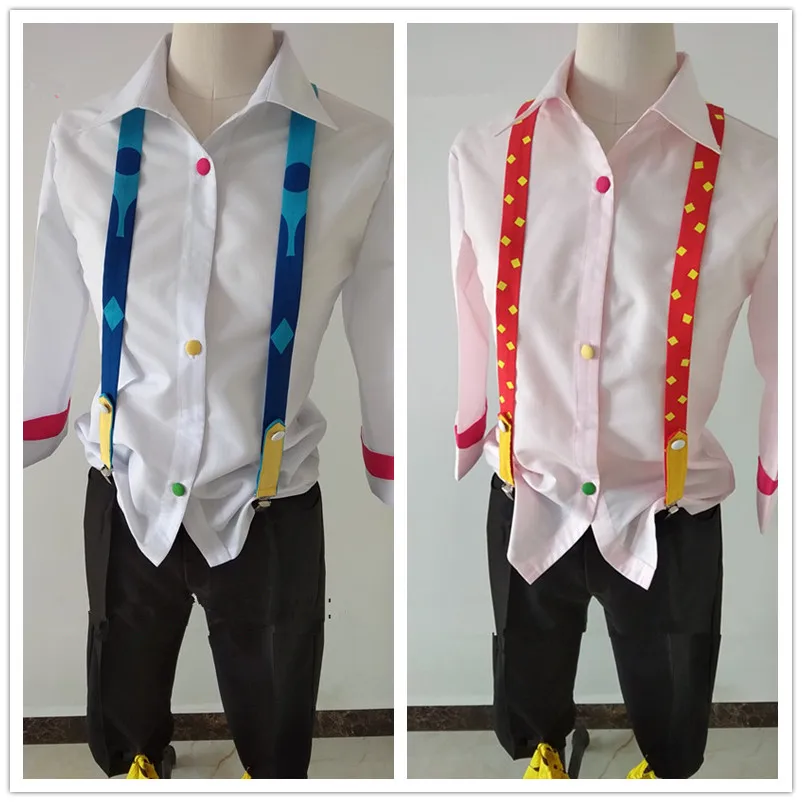 

Hot Anime Tokyo Ghoul Cosplay JUZO SUZUYA / REI Cos Halloween Man Woman Cosplay Costume Tops+pants+straps+leggings+shoes