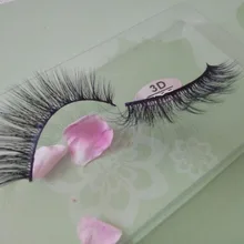 Новинка, 1 пара 3D ручной работы густых ресниц норки натуральный Накладные ресницы для Красота Макияж Поддельные ресницы расширение 3d-l22