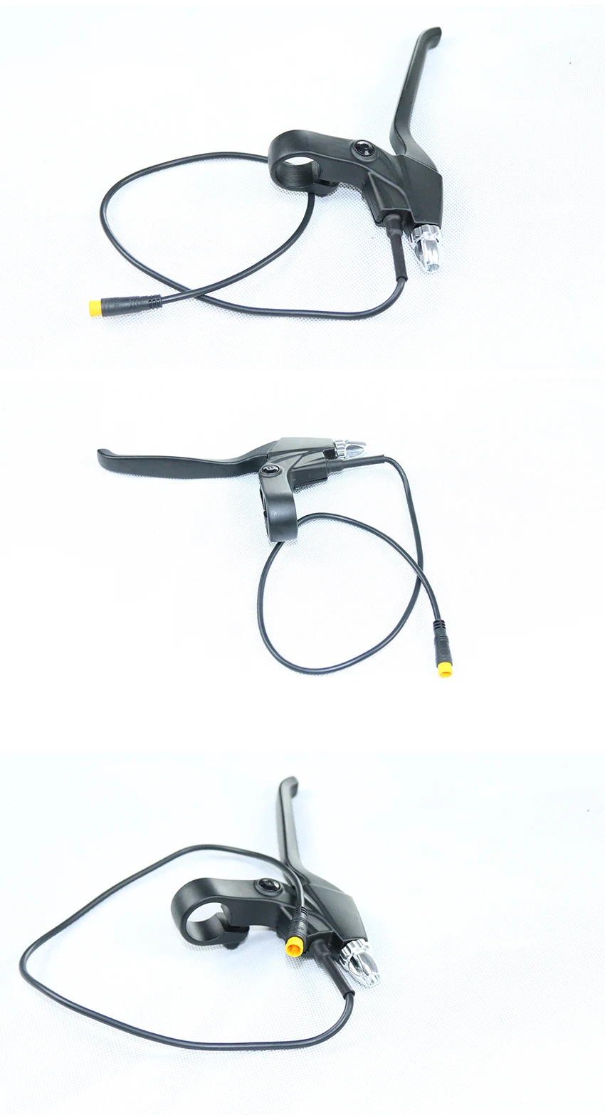 Bangfang Электрический Рычаг стояночного тормоза велосипеда электрические части велосипеда алюминиевый сплав Черный Водонепроницаемый Ebike тормоз для среднемоторный привод