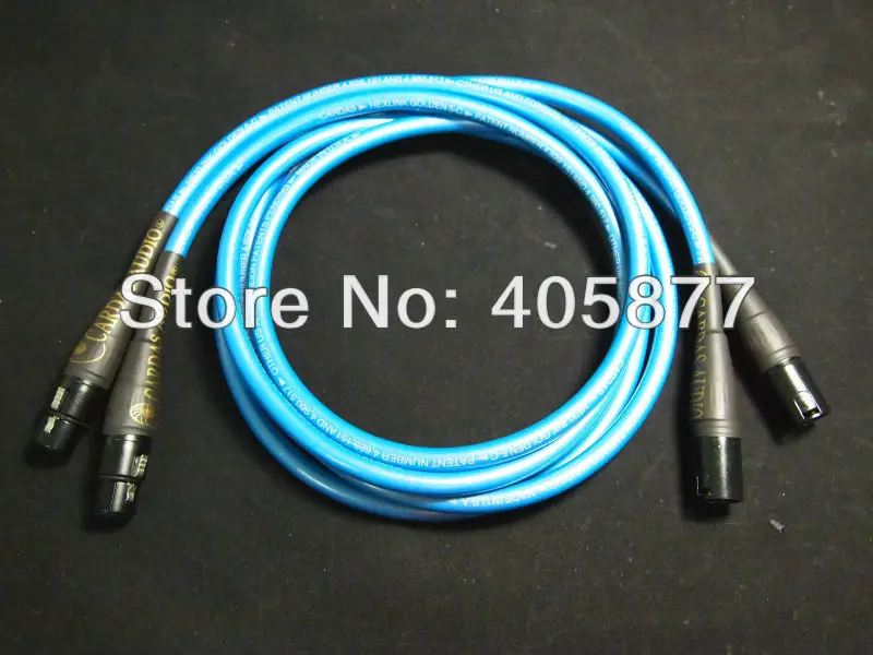 

Pair viborg audio HEXLINK GOLDEN 5-C XLR Balanced Audio Cables 1.5m