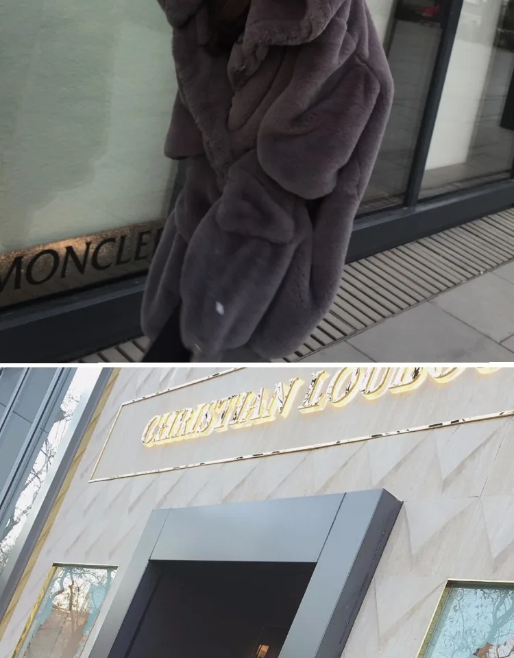 AYUNSUE зимнее пальто для женщин, теплая мягкая меховая куртка на молнии, новинка, пышное длинное женское плюшевое пальто с капюшоном, Повседневная Верхняя одежда LX2330