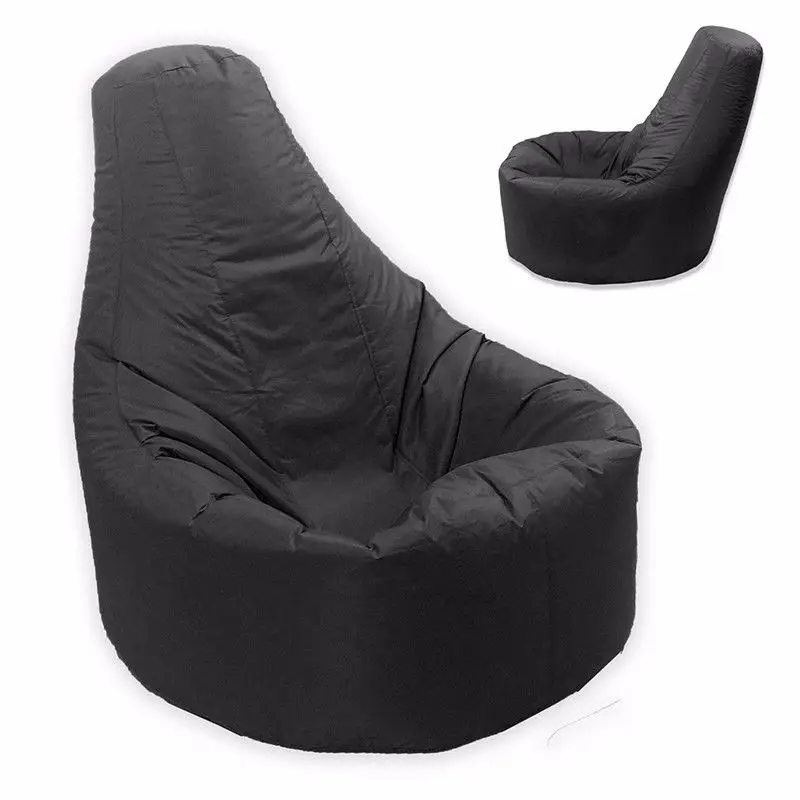 Enipate для взрослых, большой геймерский мягкий ленивый уютный мешок для дивана, чехол для дивана из ткани Оксфорд, кресло для дивана, мебель для гостиной, без наполнителя - Цвет: Черный