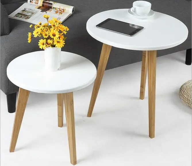 Eco-friendly Bamboo Creative Coffee Table Living room round tea table Side tables Eco-friendly Bamboo Creative Coffee Table Living room round tea table Side tables