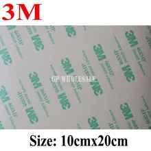 10 pcs Original 100*200mm 3 M Adesivo 468MP Adesiva Dupla Face Clara para Protetor de Telefone, Painel de Metal Bond
