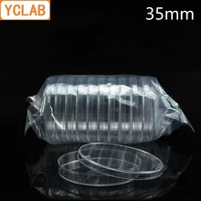 YCLAB 10 шт. 35 мм Петри бактериальная культура блюдо PS пластиковые одноразовые стерильные Полистирол лабораторное химическое оборудование