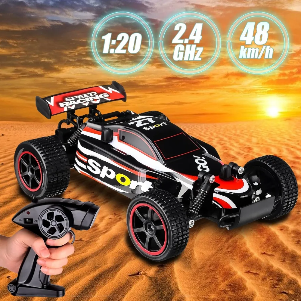 Новый 1:20 RC гоночный автомобиль 2 4G 20 км/ч высокая скорость скалолазание