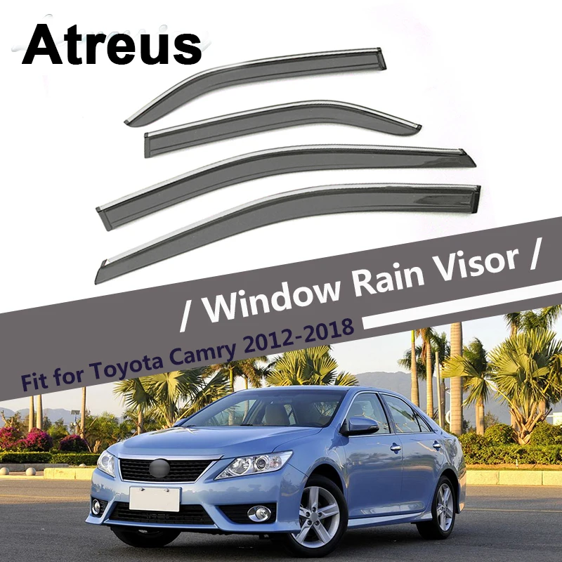 Atreu para Toyota Porta do Carro Defletores de Vento Camry Fumaça Sol Janela Chuva Viseira Guarda Xv50 Xv70 2020