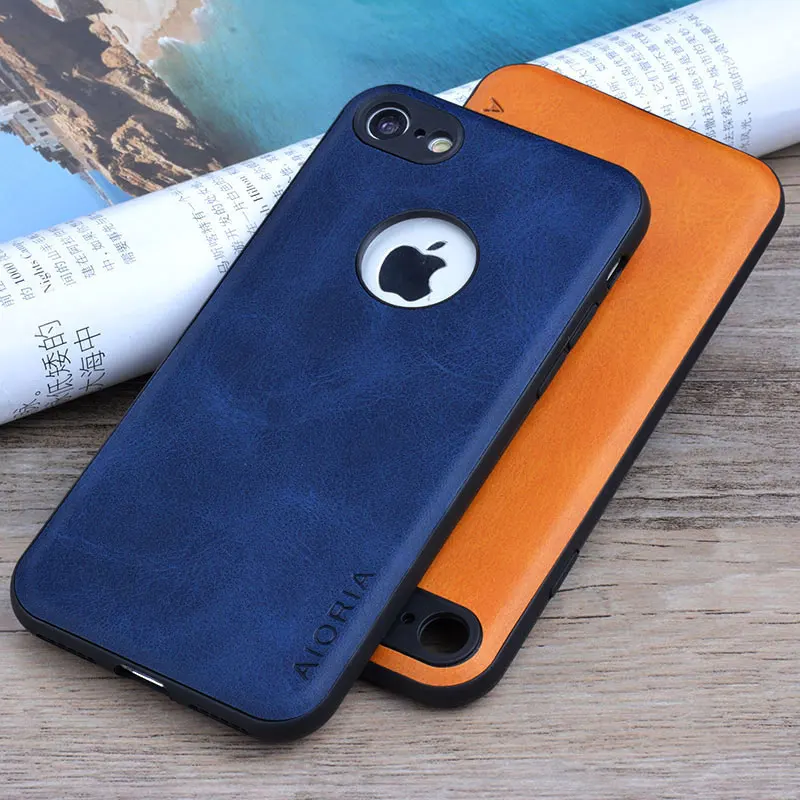 

Case for iphone 6 7 8 x 6s plus Luxury Vintage leather Skin cover for iphone 6 7 8 x 6s plus case funda coque capa