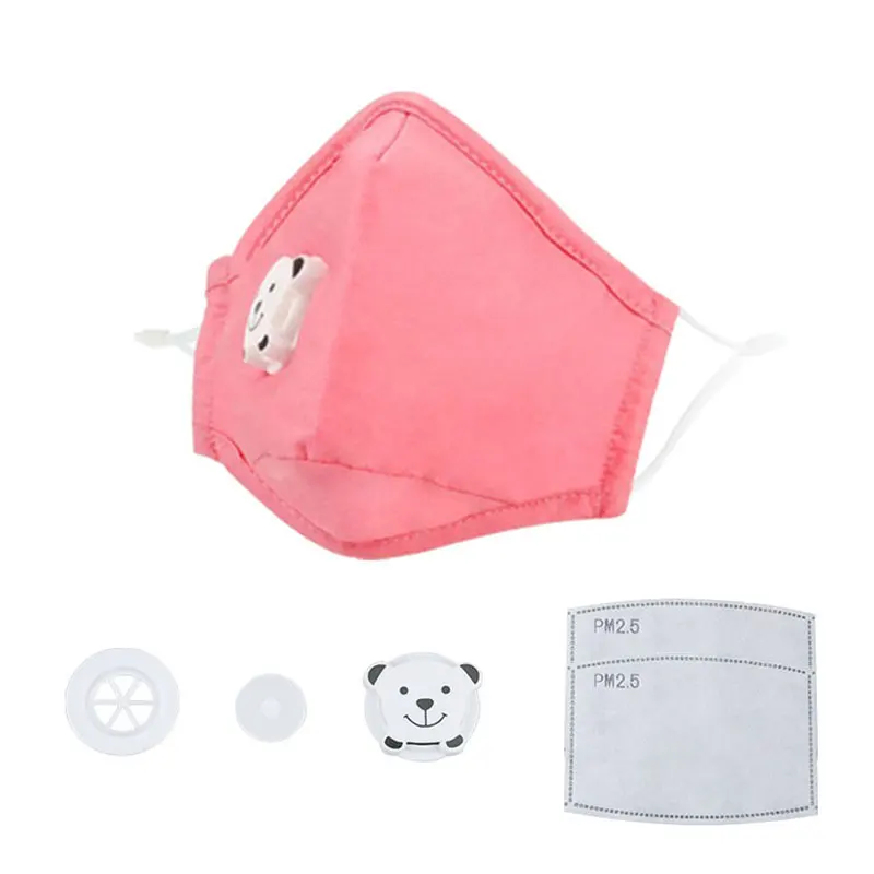 

GLORSUN PM2.5 Kids Cotton Mouth-Muffle Face Nose Mask with Filter Respirator Anti-Dust