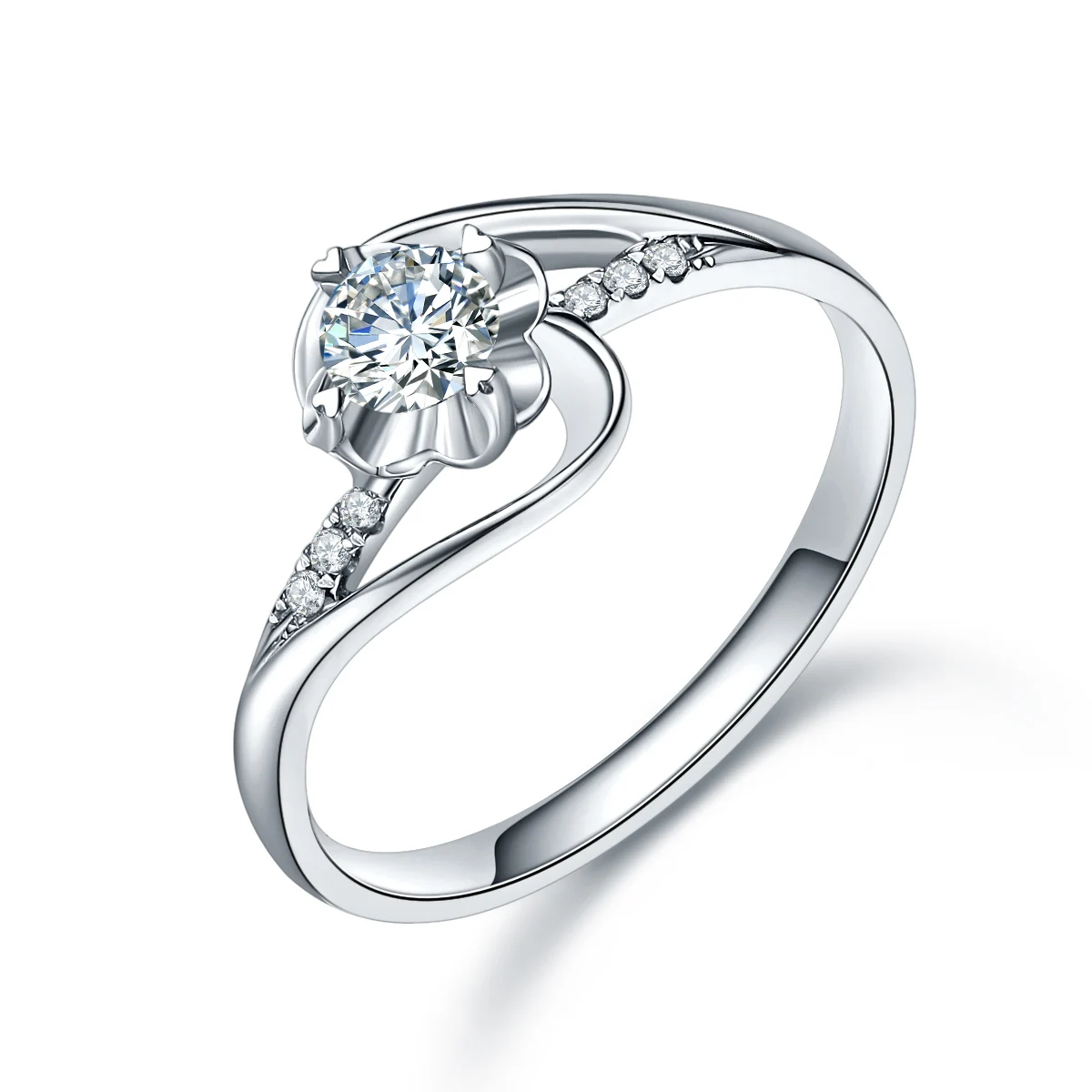 18 К золота и белого золота PT950 кольцо с бриллиантом Для мужчин и Для женщин замуж брака предложение кольцо с бриллиантом Подлинная