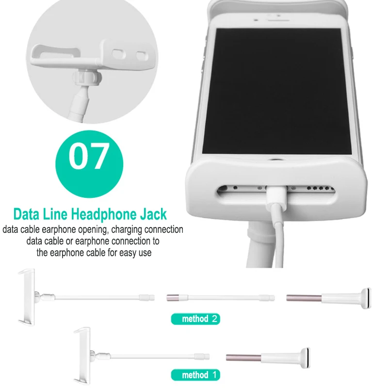  Tablet Holder Long Arm Bed/Desktop Clip Bracket For Samsung Ipad Air Mini Xiaomi Mipad 4.0 To10.5 i