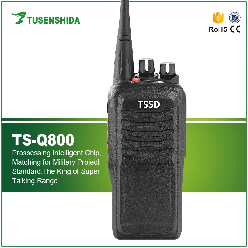 

Good Quality 10W MAX Power UHF High Capacity Military Portable Transceiver TS-Q800