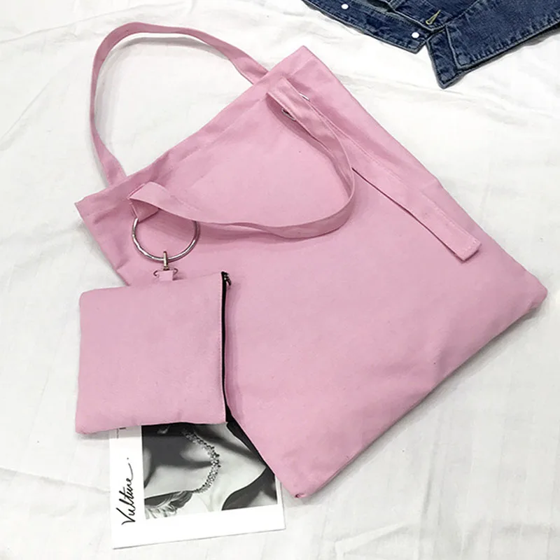 Простая Новая женская портативная женская сумка на плечо Студенческая сумка для покупок Женский Повседневный пляжный мешок