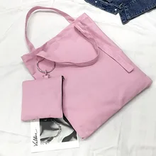 Простая Новая женская портативная женская сумка на плечо Студенческая сумка для покупок Женский Повседневный пляжный мешок