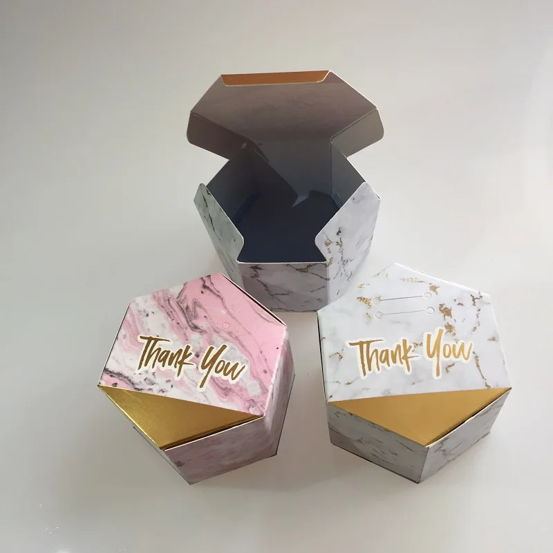 New Multicolor Marbling Style Candy Box Wedding Favors and Gifts Box Party Supplies Decoration Baby Shower Thanks Paper Gift Box (2)