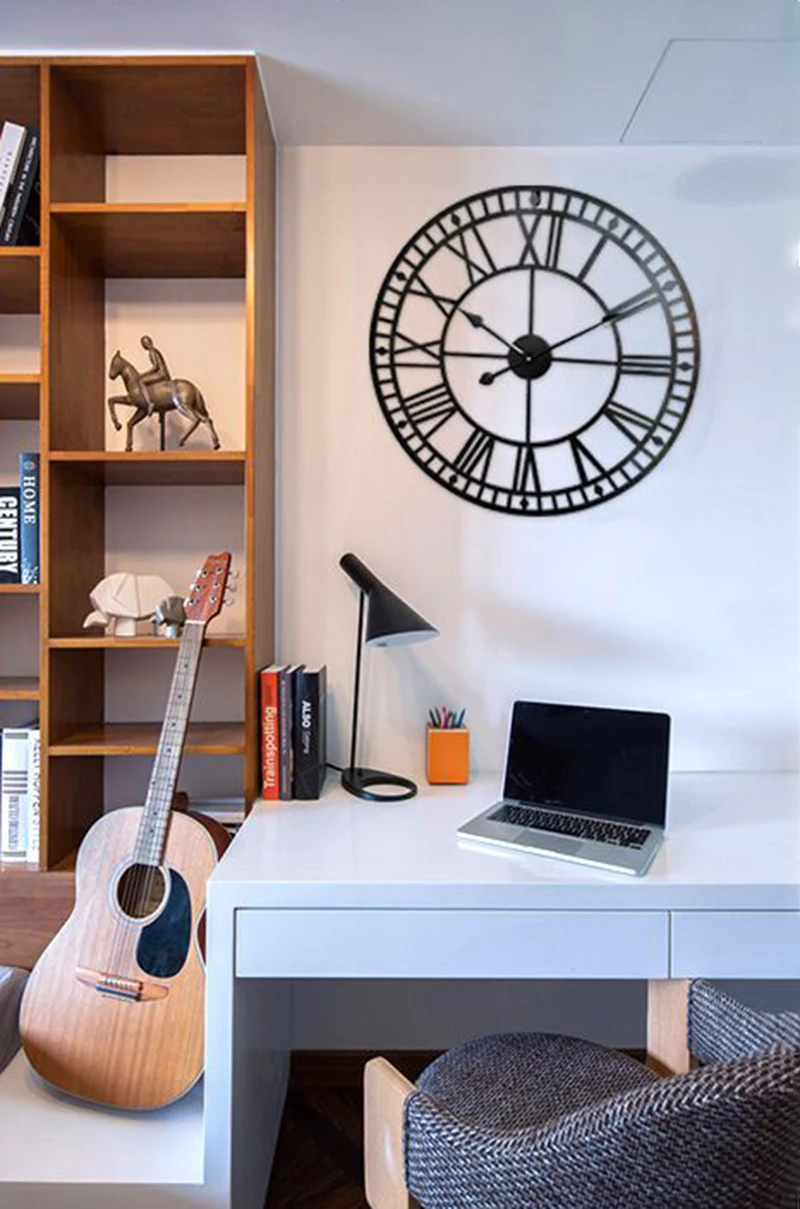 big clock wall mirror wall clock (8)