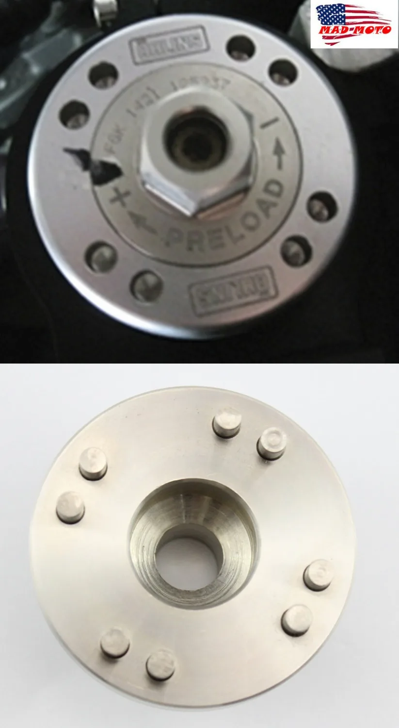 Ohlins FGK NIX older RR SB front fork cap / top nut socket tool