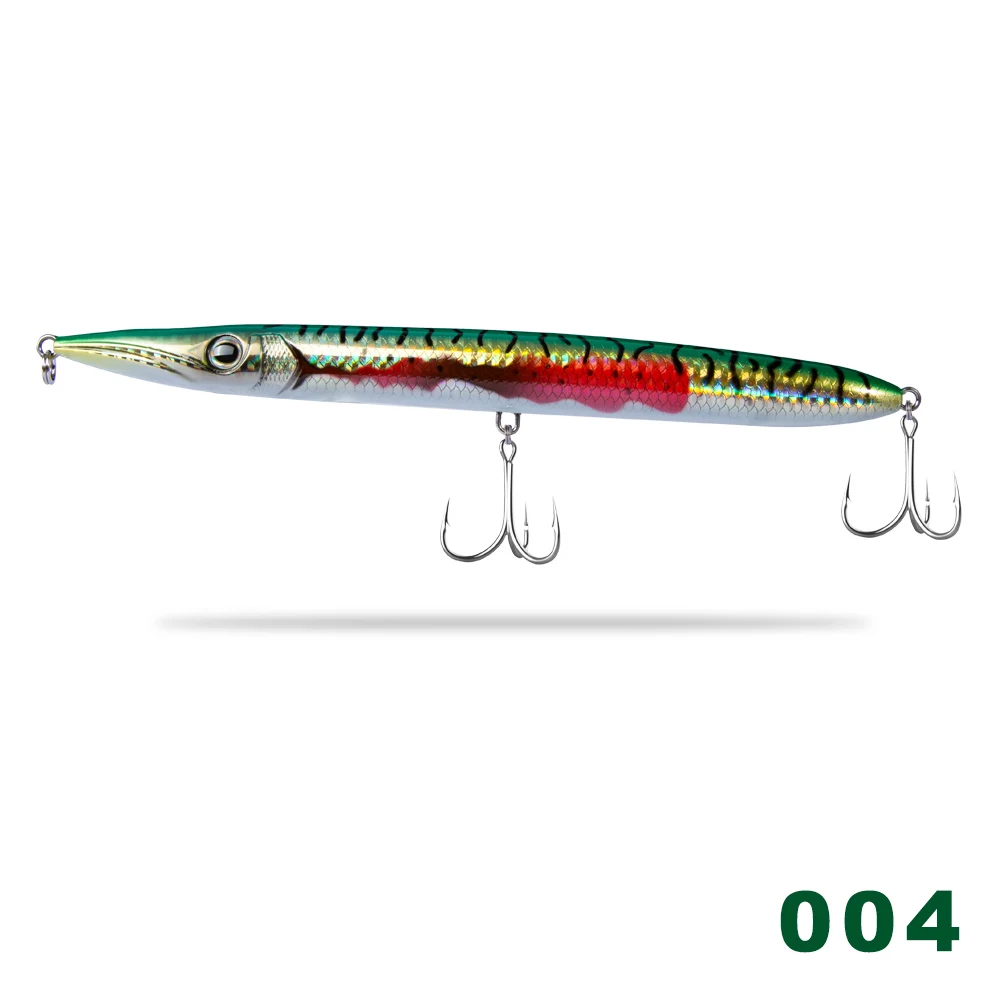 Stickbaits para Pesca Leerfish e Bluefish Hunthouse Isca Barracuda Lure 32g Longo Fundição Lápis Topwater Iscas 190mm 10 High Quality Esporte e Lazer