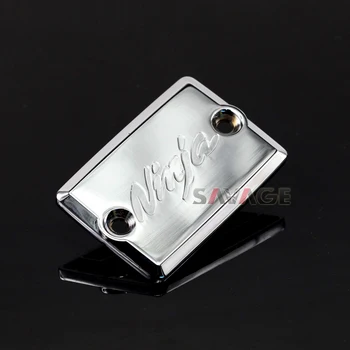 

Front Brake Reservoir Covers Cap For KAWASAKI NINJA 500R/600R/650R/ZX-6/ZX-6R/ZX-9R Motorcycle Accessorie Aluminium Chrome