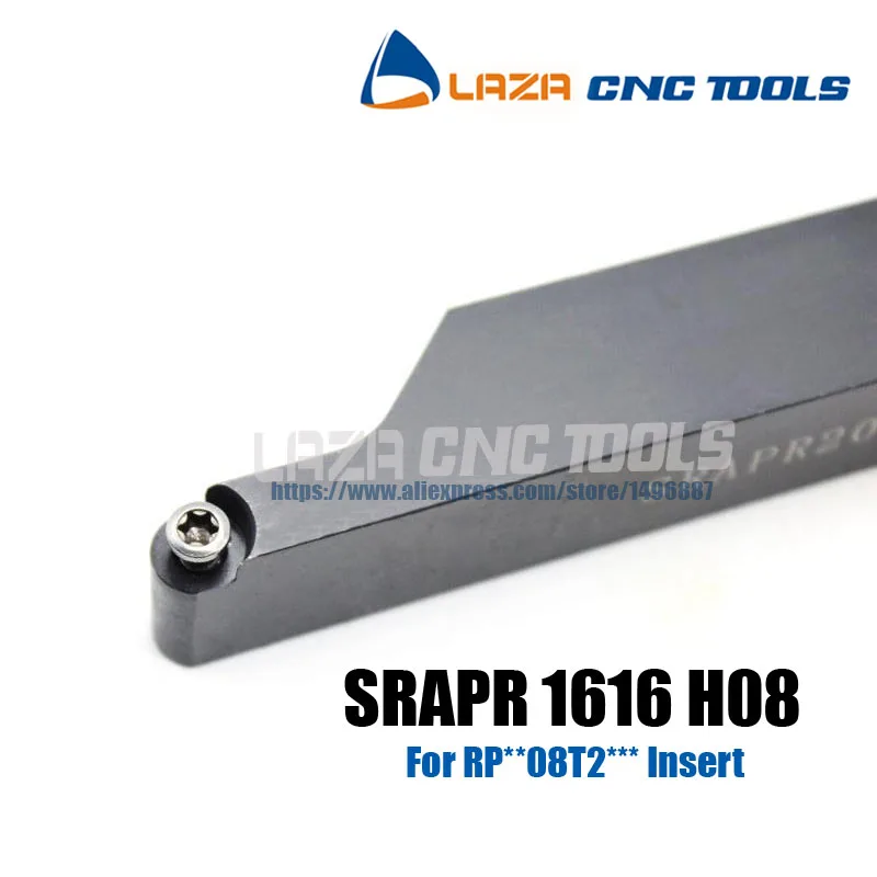 

SRAPR1616H08 SRAPL1616H08 Indexable External turning tool holder,SRAPR SRAPL arc-shaped Inserts CNC Lathe Cutting tool Holder