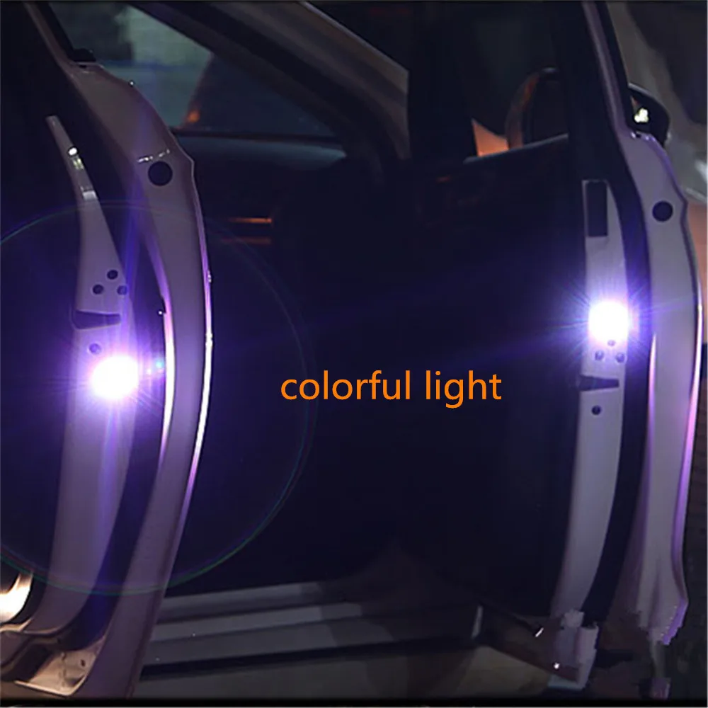 2 шт., автомобильный предупреждающий светильник для открывания двери, 5 светодиодных парковочных сигнальных ламп, беспроводной мигающий светильник для предотвращения столкновений, охранный автомобильный стробоскопический светильник