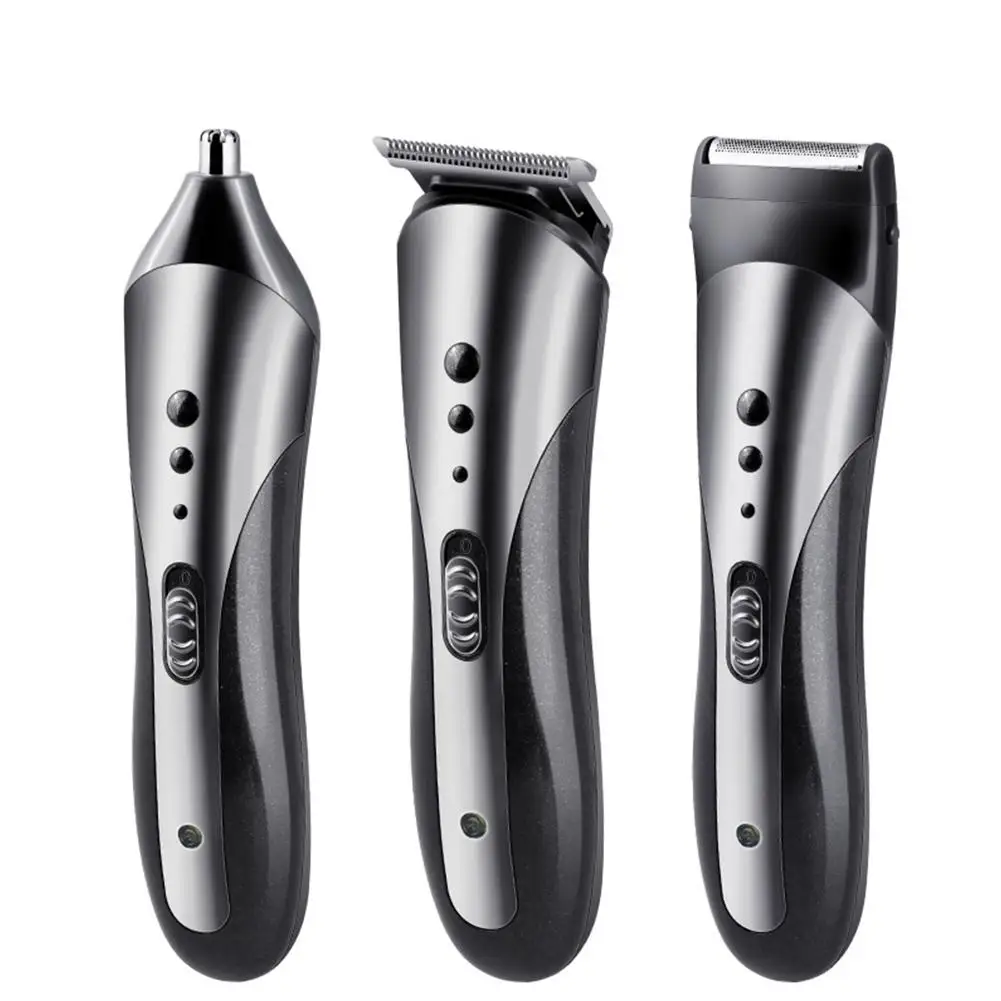

Kemei 8 In 1 Multifunction Hair Clipper Rechargeable Electric Beard Trimmer Wireless Ear Face Eyebrow Nose Hair removalTrimmer