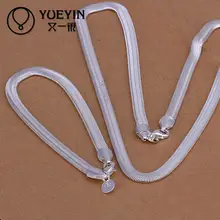 Модный посеребренный ювелирный набор для женщин свадебные комплекты ювелирных изделий оптом дешевые толстые ожерелья