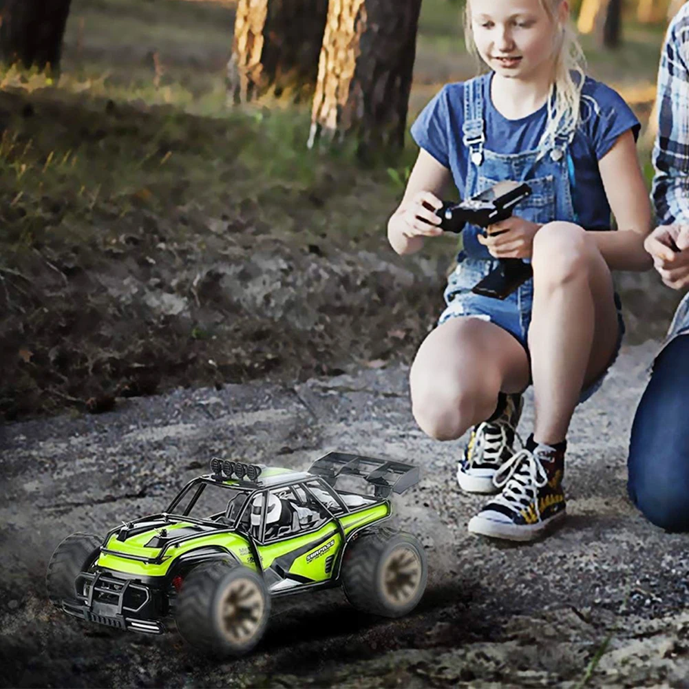 

2.4GHz Rechargeable Children Gift Kids Toy RC Car Off Road Model Electric Racing Anti-Impact Remote Control Vehicle High Speed