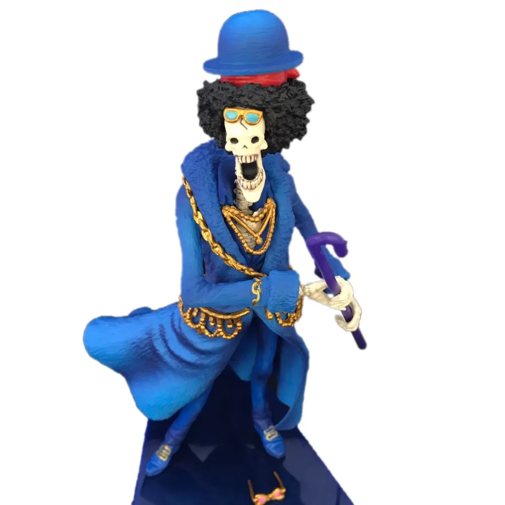 

Anime Doll Fourieen One Piece Brook PVC Action Figure Toy 20th Anniversary Collection Model Christmas Gift For Children