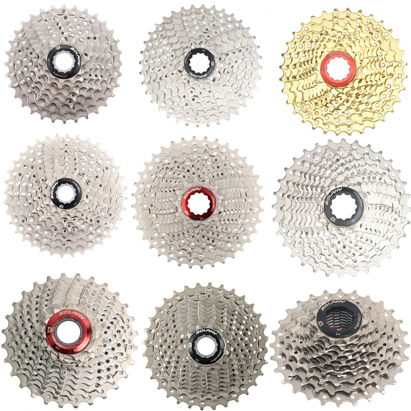 

Bolany Bicycle Cassette 8S 9S 10S 11Speed 11-25 11-28 11-32 11-36T Bike Road MTB Freewheel Cogs Sprocket Compatible 105 R8000 R7