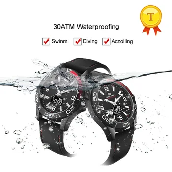 

best selling carbon fiber case men bluetooth 4.0 smart watch with call message reminder 30m waterproof swim wristwatch for i8