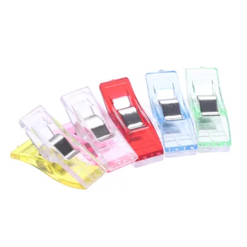 

10Pcs Mixed Plastic Wonder Clips Holder for DIY Patchwork Fabric Quilting Craft Sewing Knitting Clips Home Office Supplies