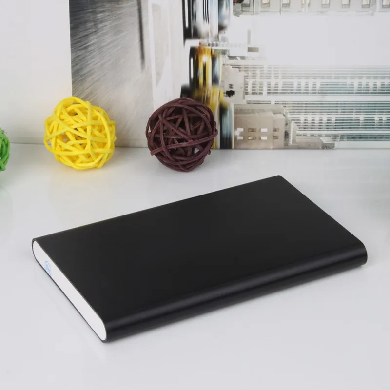 Ultrathin 5000mAh Power Bank Mobile Phone Chargers Portable USB Charger For Smart Cell Phones Includes a charging cable