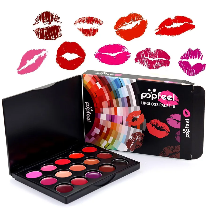 New Arrival popfeel 15 Colors Beauty Make Up Lipsticks