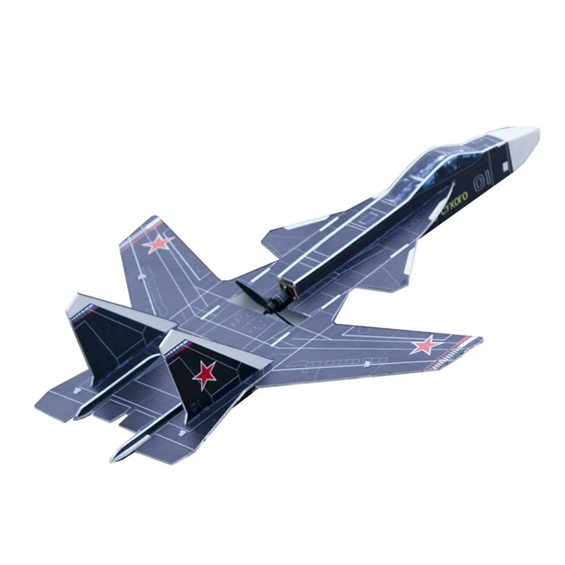 

RC Airplane Su47 PP 1045mm Wingspan 30/40A 1500-2200mah 3S Racing Airplane Fixed Wing KIT For Children Kids Gifts