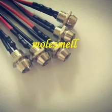 5 шт. 3 мм 3 В DC Предварительно проводной водный яркий светодиодный+ хромированный корпус под светодиод лампа красный желтый синий зеленый белый оранжевый УФ розовый теплый белый