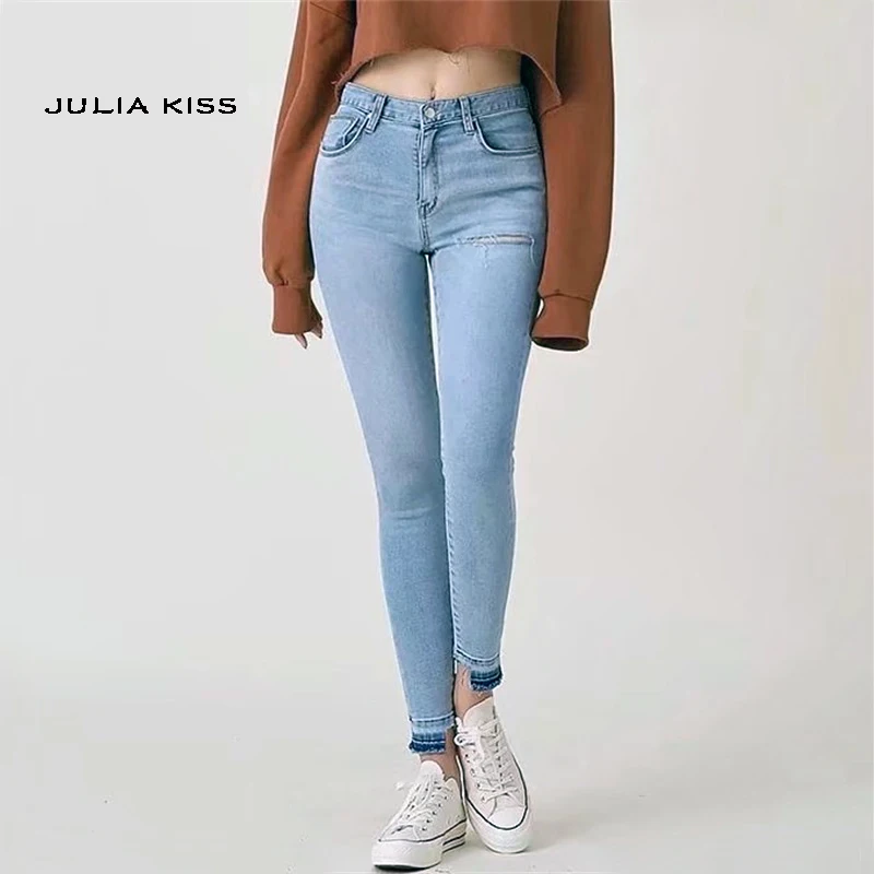 bleached ripped jeans