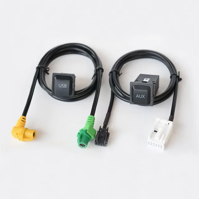 Biurlink RCD510+ RCD310+ Car AUX USB Audio Cable Switch Plug for VW