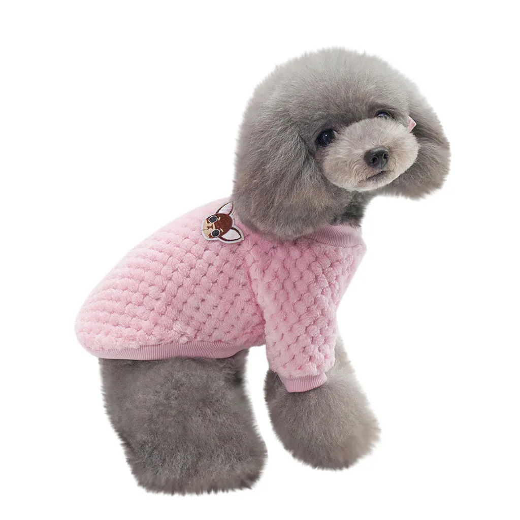 Модный дизайн пальто для домашних животных высокого качества полиэстер прочный удобный Щенок Собака Кошка милый свитер маленький питомец мягкий костюм