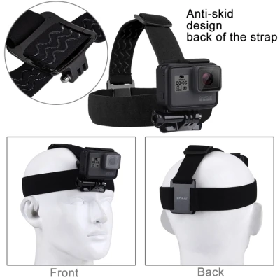 Head Strap Belt Band Holder Tripod Helmet Mount Bracket for Gopro Go Pro Hero 5 4 3 2 Xiaomi Xiomi Yi SJ4000 Eken H8 | Электроника