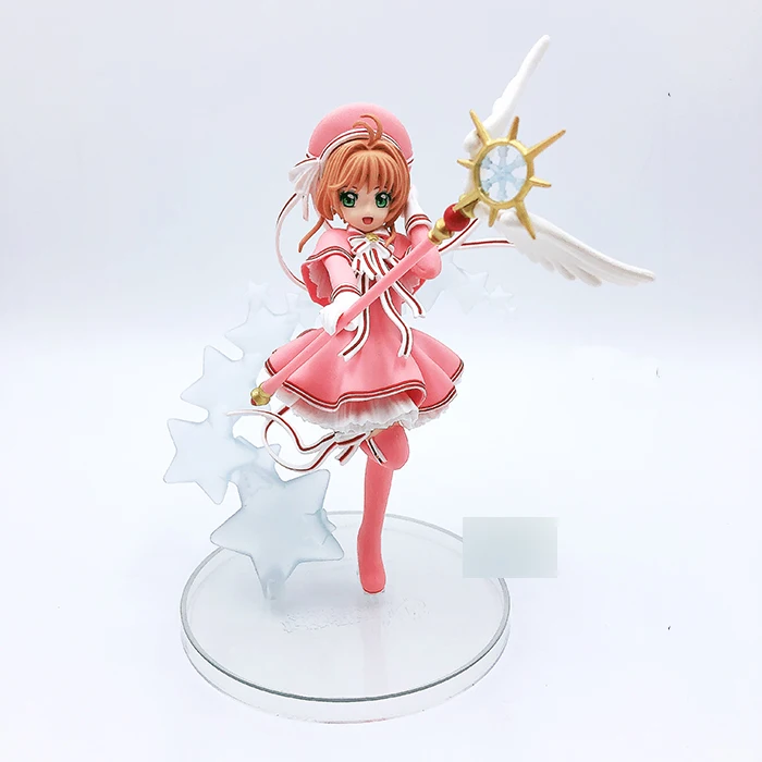 Японская оригинальная Аниме Фигурка KINOMOTO SAKURA Card Captor Sakura фигурка Коллекционная модель игрушки brinquedos