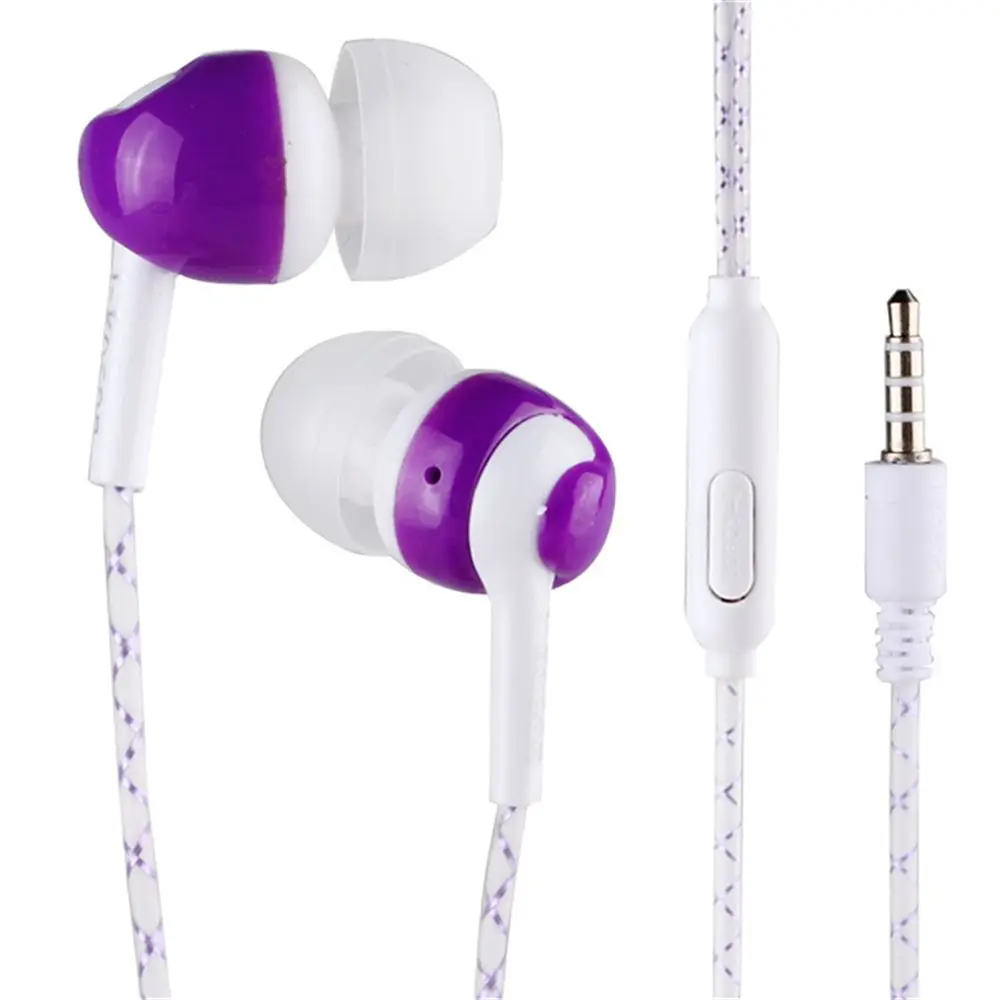 

Nice Cool Luminous Neon Earphone With Microphone Night Lighting For All Phone