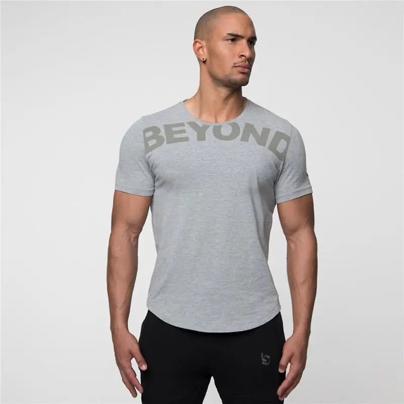 Gym Fitness MEN T-shirt Casual  Tee Top (11)