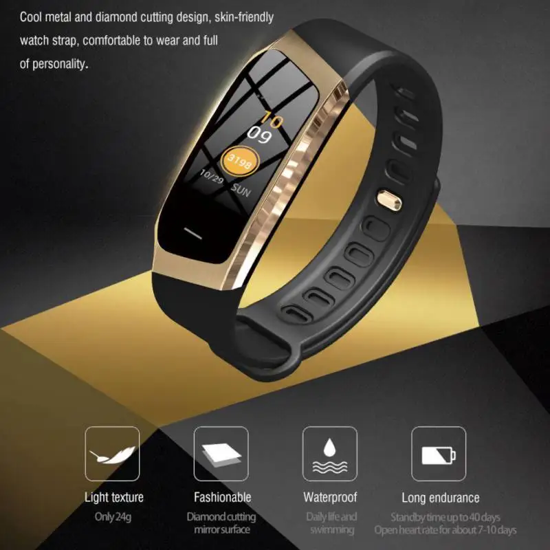 

TFT Color Screen Smart Wristbands Sports Bluetooth SmartBands IP67 Waterproof Sleep Heart Rate Blood Pressure Monitor Hot
