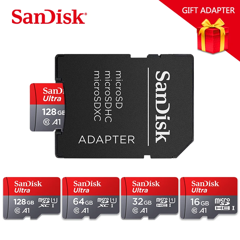 Карта памяти SanDisk Micro SD 16 ГБ 32 64 128 ГБ|Карты памяти| |